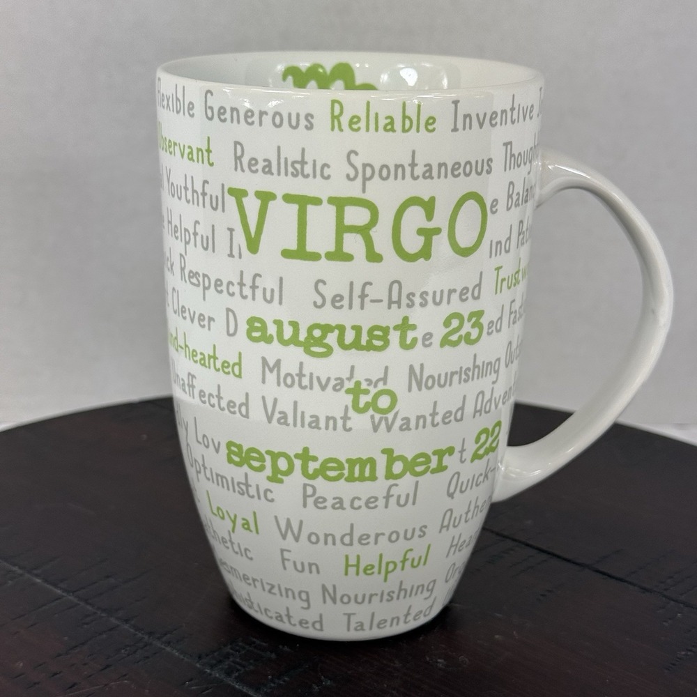 Virgo Zodiac Sign Coffee Cup Mug Astrology Birth Sign Horoscope Novelty Gift